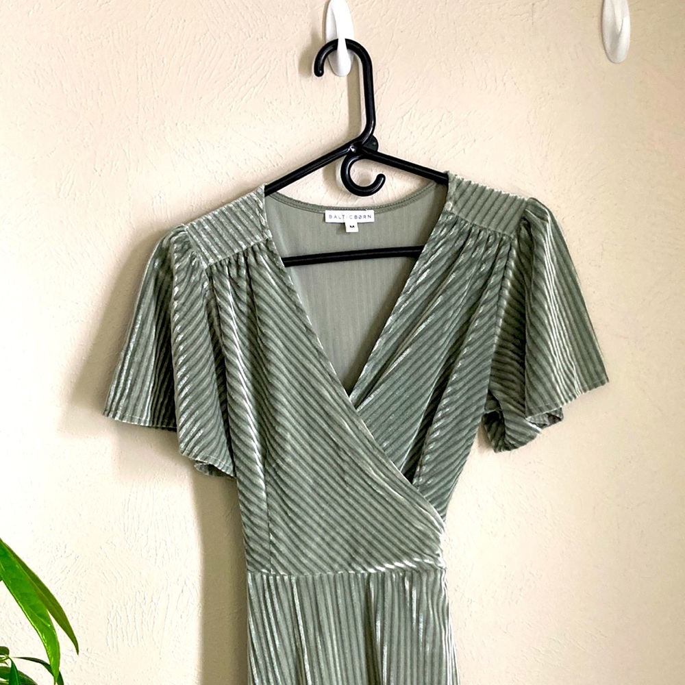 Baltic Born velvet wrap dress size M